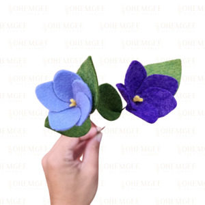 Flowers: Violets – DOZEN