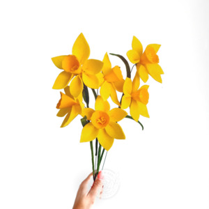 Daffodil – Oh Em Gee – Felt Florist: Daffodil – 6 stems