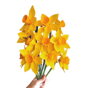 Daffodil – Oh Em Gee – Felt Florist: Daffodil – DOZEN
