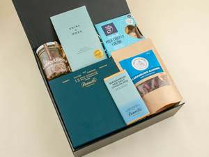 Christmas Gift Hampers: Sweet Blue Treat Box