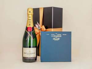 New Baby Gift Boxes: Moet and Chocolate Gift Box