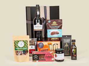 Food Gift Hampers: Tawny Port and Treats Gift Box