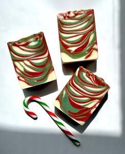 New: Candy Christmas Handmade Soap Bar