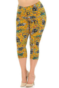 Luscious Capri: Luscious Kitty Cat Mustard Sugar Skulls