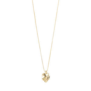 Jewellery: Pilgrim - Em Wavy Pendant Necklace - Gold Plated