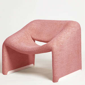 Furniture: NED Collections - Leisure Boucle Chair - Pink