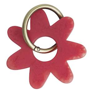 Sage x Clare - Whitney Key Ring - Raspberry