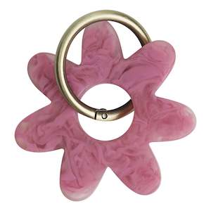 Sage x Clare - Whitney Key Ring - Fuchsia