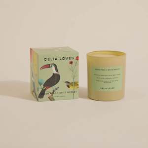 Celia Loves - Green Pear & Spice Medley - 80H Candle