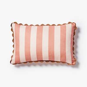 Cushions Throws: Bonnie & Neil - Bold Stripe Cushion Cover - Clay 40cm x 60cm