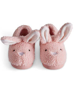 Kip & Co - Fluffy Bunny Sherpa Kids Slippers