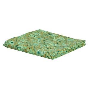 Sage x Clare - Evette Cotton Flat Sheet - Olive