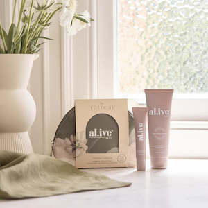Body Bathroom: Al.ive Body - Kitchen Trio - Hand & Lip Gift Set - Raspberry Blossom & Juniper