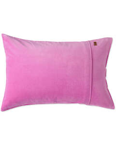 Bed Linen: KIP & CO - Super Pink Velvet - Pillowcase 2P Set