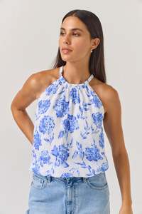 Lifestyle: Tuesday - Dixie Top - Blue Rose