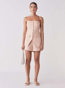 Esmaee - Portsea Bandeau Top - Peach