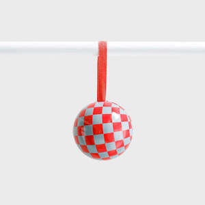 Father Rabbit - Bauble - Red Check