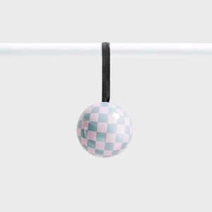 Home: Father Rabbit - Bauble - Lilac Check