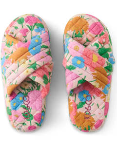 KIP & CO - Follow The Sun - Quilted Velvet Slippers