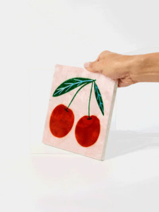 Art Prints: Jones & Co - Superette Cherries Tile