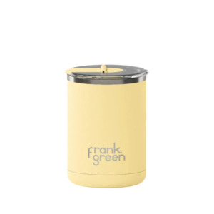 Frank Green - 12oz Coffee Cup with Hinged Lid - Buttermilk