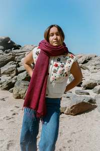 Hobo & Hatch - Amara Scarf/Shawl - Mulberry