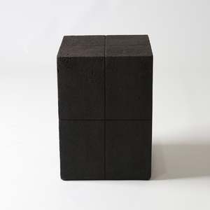 Decor: Fibreglass Quad Stool - Coffee