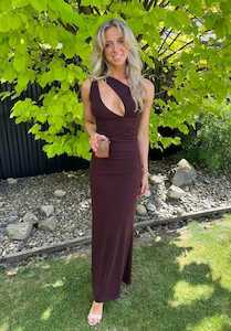 Arcina Ori: Jada Dress - Cocoa