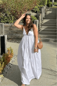 Esther Dress - White