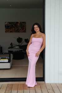 Havilland Gown - Taffy Pink
