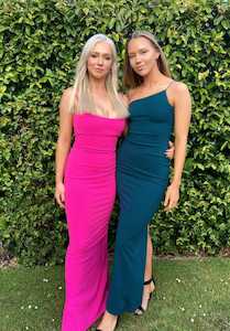 Now: SELL - Bailey Gown - Hot Pink