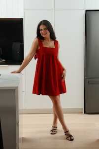 Size 12: Margie Tie Mini Dress