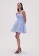 Evangeline Mini Dress Light Blue