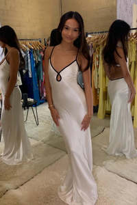 Cedar City Dress - Black + Ivory