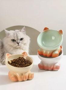 All: Gradient Ceramic Pet Bowl Ergonomic Anti-Spill