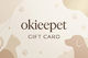 OKIEEPET Gift Card – Perfect Pet Gift for Cats & Dogs