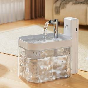 Pet Water Fountain: Aster Air Acrylic Pet Water Fountain