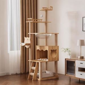 SkyNest Horizon Solid Wood Cat Tree