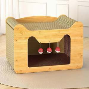Cat Furniture Design: ScratchNest Playhouse Cat Scratcher