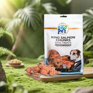 Dogfood: King Salmon Chunks Freeze Dried Dog Treats