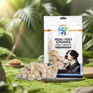 Dogfood: Hoki Fish Chunks Freeze Dried Dog Treats