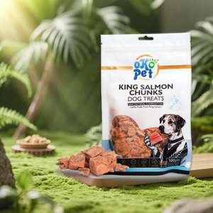King Salmon Chunks Freeze Dried Dog Treats