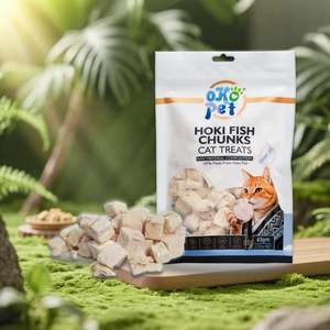 Hoki Fish Chunks Freeze Dried Cat Treats