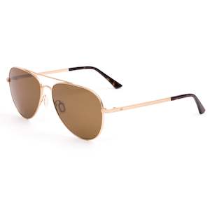Sale: Otis Zeppelin Brushed Gold/Eco Dark Tort/Brown Polar