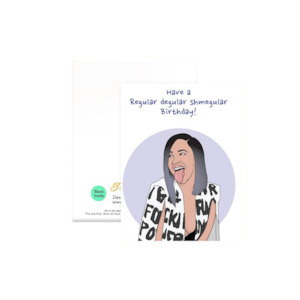 Pro Hop Accessories: Pro & Hop Cardi B Greeting Card