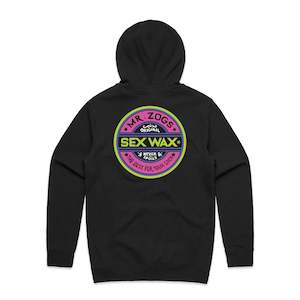 Sexwax Apparel: Sexwax Fluoro Hood Black