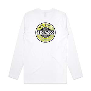 Sexwax Apparel: Sexwax Long Sleeve Fade Tee White