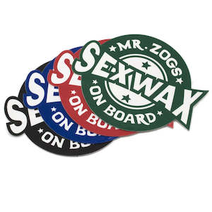 Sexwax Accessories: Sexwax Onboard Sticker 4.5"