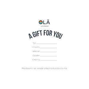 Gift Cards: Ola Surf & Lifestyle Gift Cards