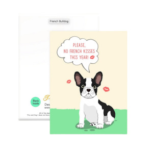 Pro Hop Sale: Pro & Hop French Bulldog Greeting Card